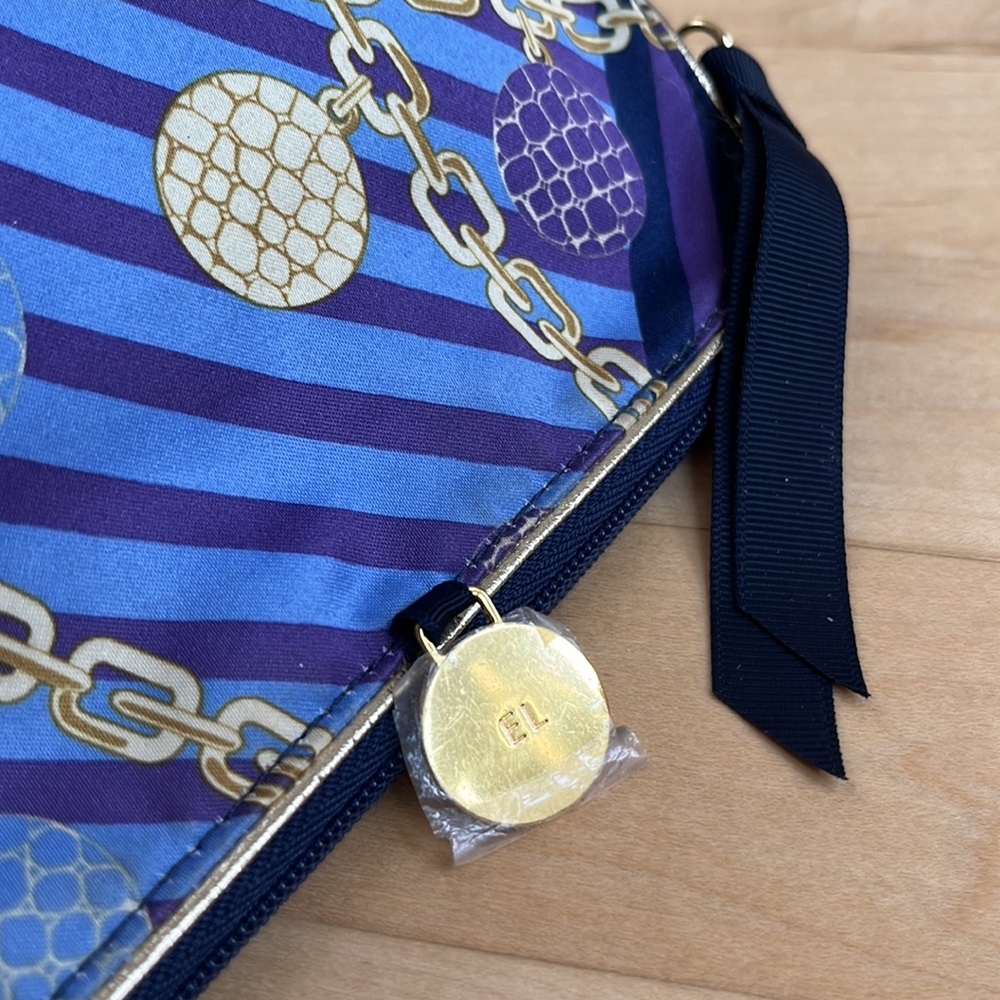 ESTEE LAUDER cosmetic bag, gold piping - Picture 4 of 9